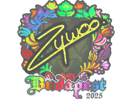 Sticker | ZywOo | Budapest 2025 | Holo