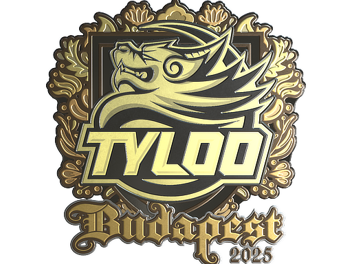 Sticker | TYLOO | Budapest 2025 | Gold