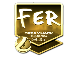 Sticker | fer | Cluj-Napoca 2015 | Gold