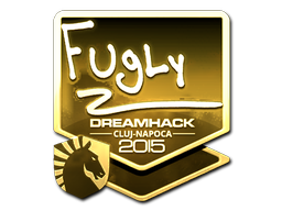 Sticker | FugLy | Cluj-Napoca 2015 | Gold