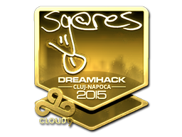 Sticker | seang@res | Cluj-Napoca 2015 | Gold