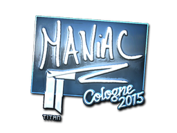 Sticker | Maniac | Cologne 2015 | Foil