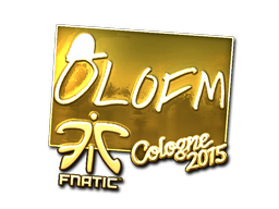 Sticker | olofmeister | Cologne 2015 | Gold