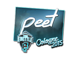 Sticker | peet | Cologne 2015 | Foil