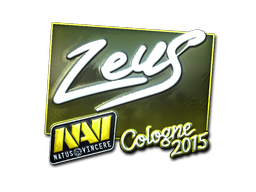 Sticker | Zeus | Cologne 2015 | Foil
