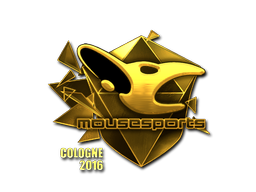 Sticker | mousesports | Cologne 2016 | Gold