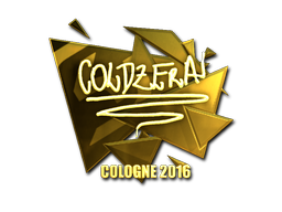 Sticker | coldzera | Cologne 2016 | Gold