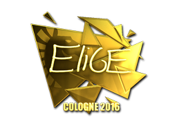 Sticker | EliGE | Cologne 2016 | Gold