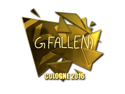 Sticker | FalleN | Cologne 2016 | Gold