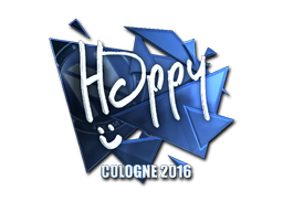 Sticker | Happy | Cologne 2016 | Foil