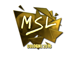 Sticker | MSL | Cologne 2016 | Gold