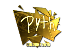 Sticker | pyth | Cologne 2016 | Gold