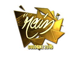 Sticker | rain | Cologne 2016 | Gold