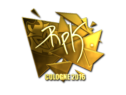 Sticker | RpK | Cologne 2016 | Gold
