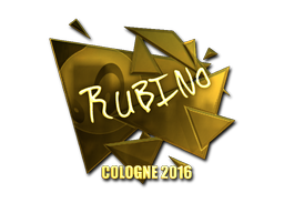 Sticker | RUBINO | Cologne 2016 | Gold