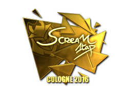 Sticker | ScreaM | Cologne 2016 | Gold