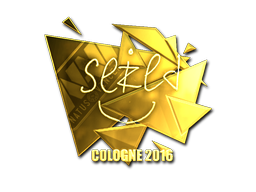 Sticker | seized | Cologne 2016 | Gold