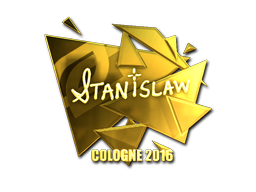 Sticker | stanislaw | Cologne 2016 | Gold