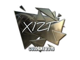 Sticker | Xizt | Cologne 2016 | Foil