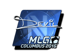 Sticker | DEVIL | MLG Columbus 2016 | Foil