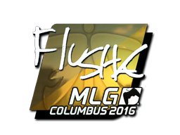 Sticker | flusha | MLG Columbus 2016 | Foil
