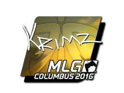 Sticker | KRIMZ | MLG Columbus 2016 | Foil