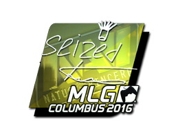 Sticker | seized | MLG Columbus 2016 | Foil