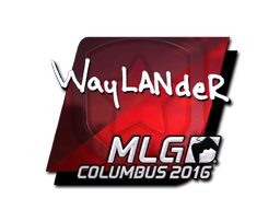 Sticker | wayLander | MLG Columbus 2016 | Foil