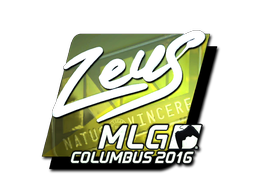 Sticker | Zeus | MLG Columbus 2016 | Foil