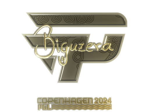 Sticker | biguzera | Copenhagen 2024 | Gold