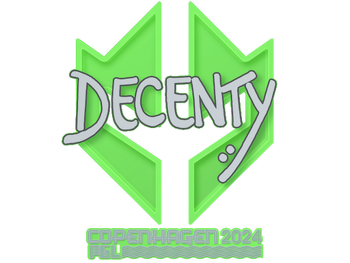 Sticker | decenty | Copenhagen 2024 | Default