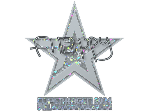 Sticker | floppy | Copenhagen 2024 | Glitter