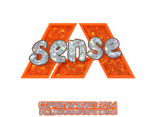 Sticker | sense | Copenhagen 2024 | Glitter