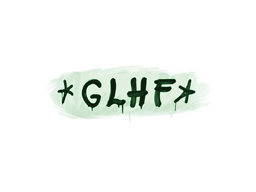 Sealed Graffiti | GLHF | Jungle Green