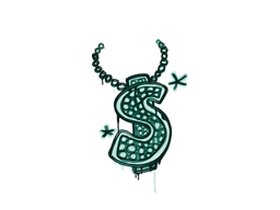 Sealed Graffiti | Bling | Frog Green