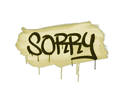 Sealed Graffiti | Sorry | Tracer Yellow