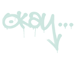 Sealed Graffiti | Okay | Frog Green
