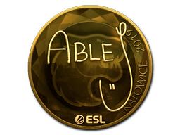 Sticker | ableJ | Katowice 2019 | Gold