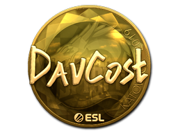 Sticker | DavCost | Katowice 2019 | Gold