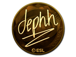 Sticker | dephh | Katowice 2019 | Gold