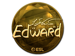 Sticker | Edward | Katowice 2019 | Gold