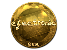 Sticker | electronic | Katowice 2019 | Gold