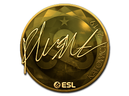 Sticker | flusha | Katowice 2019 | Gold
