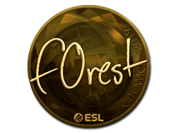 Sticker | f0rest | Katowice 2019 | Gold