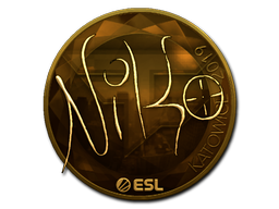 Sticker | NiKo | Katowice 2019 | Gold