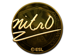 Sticker | nitr0 | Katowice 2019 | Gold