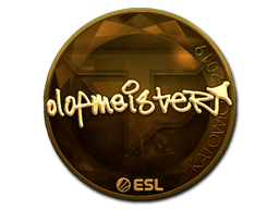 Sticker | olofmeister | Katowice 2019 | Gold