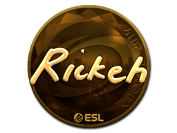 Sticker | Rickeh | Katowice 2019 | Gold