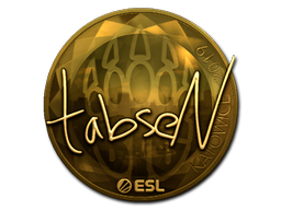 Sticker | tabseN | Katowice 2019 | Gold