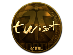 Sticker | twist | Katowice 2019 | Gold